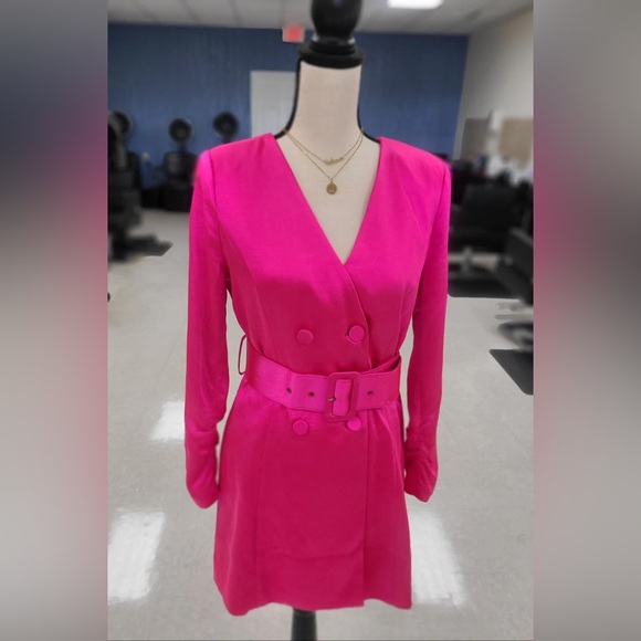 SMALL Pink Blazer Dress - Picture 2 of 4